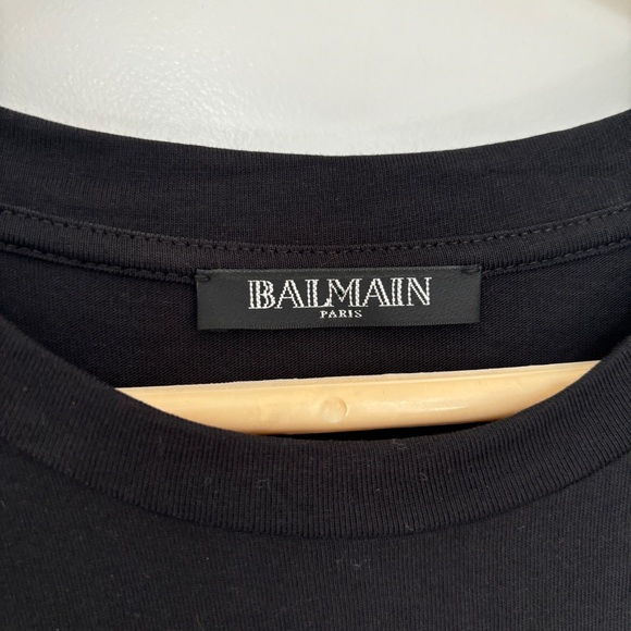 BALMAIN Signature Logo T Shirt - Picture 3 of 6